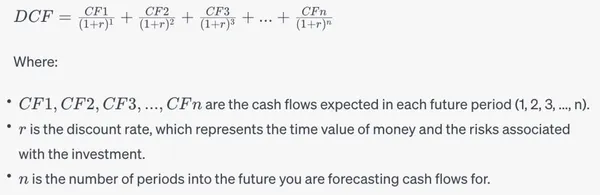 diskontierter Cashflow