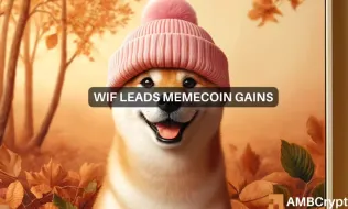 News Article Image dogwifhat dominates memecoins, jumps 20% in a week: What’s next?