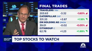 News Article Image Final Trades: Citigroup, On Holding, Caterpillar and Travelers