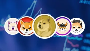 News Article Image Владельцы DOGE, PEPE и MOG получают прибыль выше 75%, несмотря на спад