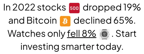 watches investing performance