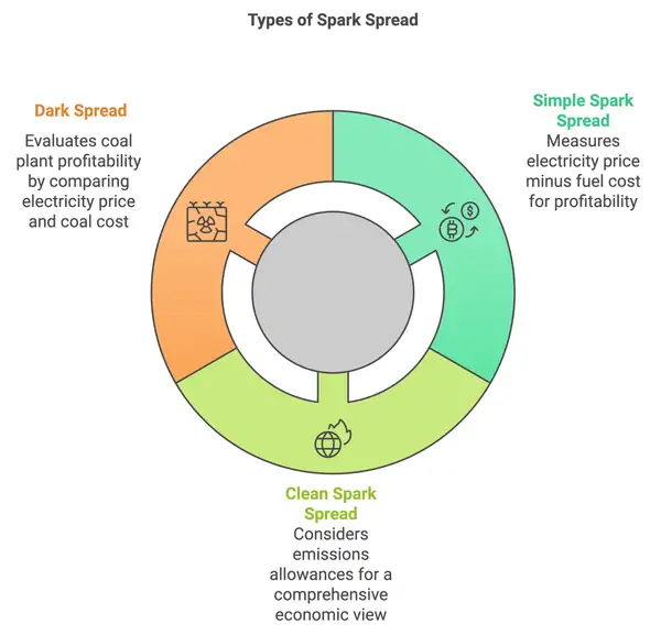 Arten des Spark Spread