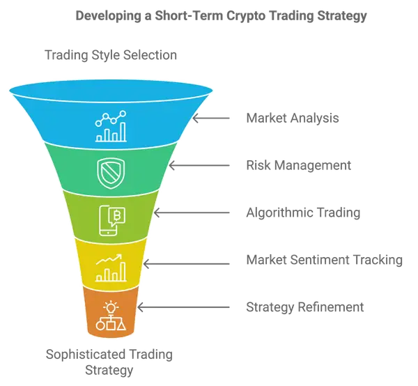 step-by-step short term crypto trading