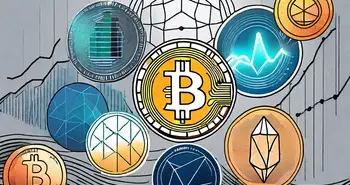 Diverses cryptomonnaies comme le bitcoin