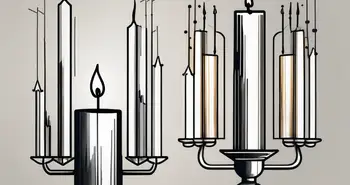 Two contrasting candlestick charts