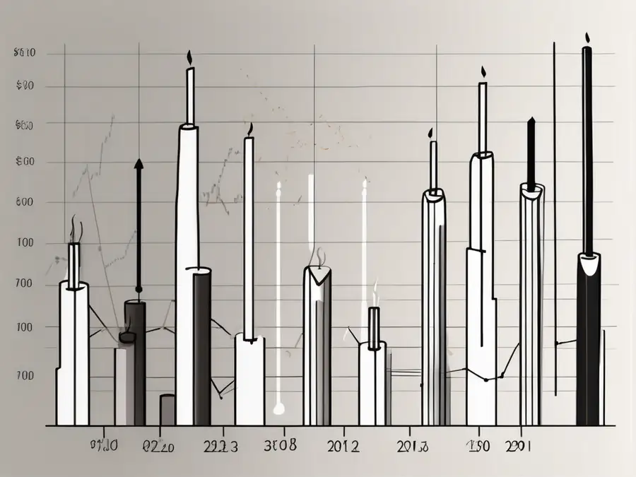 Dos gráficos de velas uno al lado del otro