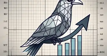 Ein Eisernen Condor Vogel sitzt auf einem Diagramm