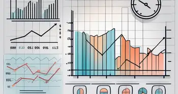 Various economic indicators such as charts