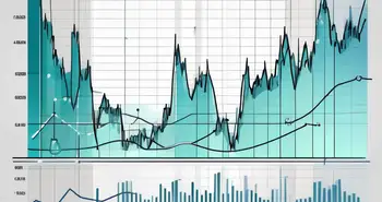 A volume oscillator graph with fluctuating waves