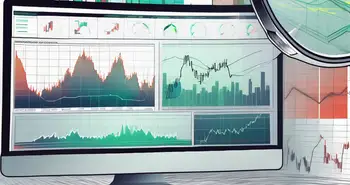 Ein Computerbildschirm, der mehrere Forex-Handelsdiagramme anzeigt