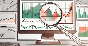 Ein Computerbildschirm, der eine Vielzahl von Grafiken und Diagrammen im Zusammenhang mit Handelsstrategien anzeigt