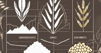 Various agricultural commodities like wheat