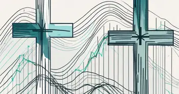 Dos gráficos bursátiles intersectados