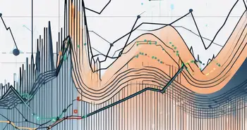 A graph with fluctuating lines and markers