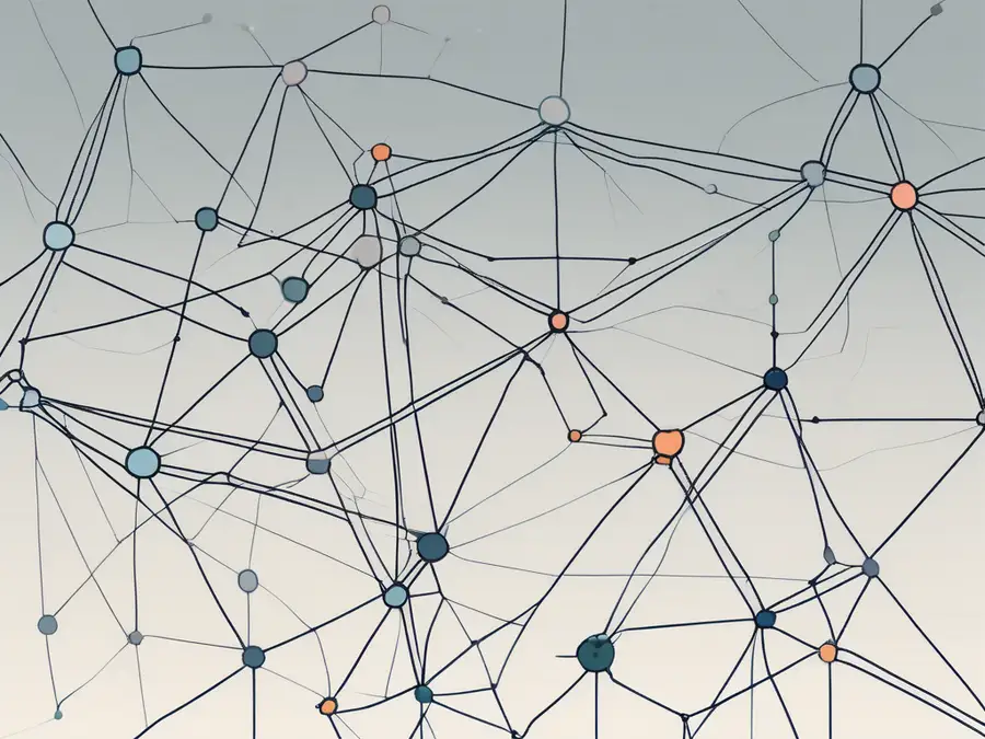 Un réseau de nœuds interconnectés