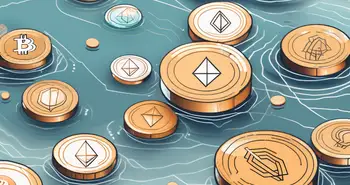 Verschiedene Token, die auf einem Fluss treiben