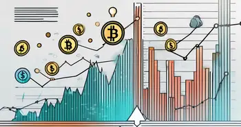 Abstract financial charts and graphs emerging from a liquid pool