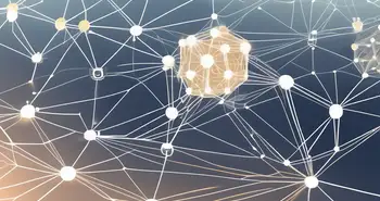 A complex network of interconnected nodes