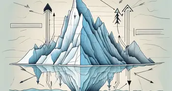 Un gran iceberg en medio del océano