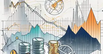 An abstract representation of the relationship between spot and futures prices in commodity trading