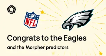 Eagles won the Super Bowl: Morpher NFL Prediction market